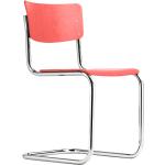Korallenrote Moderne Thonet Designer Stühle gebeizt aus Buche mit Armlehne Breite 0-50cm, Höhe 0-50cm, Tiefe 0-50cm 