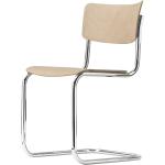 Hellbraune Thonet Stühle im Bauhausstil gebeizt aus Buche Breite 0-50cm, Höhe 50-100cm, Tiefe 50-100cm 
