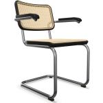 Silberne Wiener Geflecht Moderne Thonet Designer Stühle gebeizt aus Massivholz mit Armlehne Breite 0-50cm, Höhe 0-50cm, Tiefe 0-50cm 