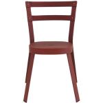 Braune Moderne EMU Gartenmöbel Stühle Schmiedeeisen matt aus Metall stapelbar Höhe 50-100cm, Tiefe 50-100cm 