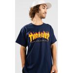 Thrasher Flame T-Shirt blau