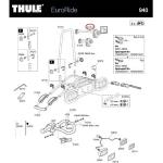 THULE 2nd Bike Arm für EuroRide 940 - Erweiterung Haltearm 51214
