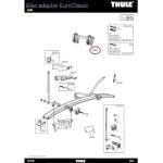 THULE Frame Holder Arm 9281 Zusatzhalter für EuroClassic G6