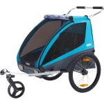 Thule - Fahrradanhänger, der sich in einen Kinderwagen umwandeln lässt - Coaster Xt Blue - Blau