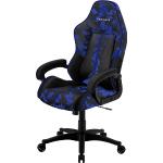 Blaue Gaming Stühle & Gaming Chairs aus Kunstleder gepolstert 