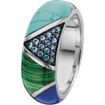 TI SENTO Damen Ring "12226TQ", 925er Silber, blau, 54