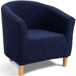 Reduzierte Dunkelblaue Moderne Sesselhussen aus Stoff 