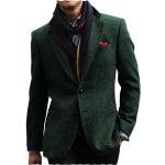 Business Tweed-Sakkos aus Tweed für Herren Übergrößen für den für den Herbst 