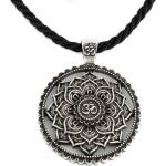 Silberne Halsketten & Halsschmuck mit Mandala-Motiv 