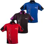 Tibhar Tischtennis Trikot Herren Boomerang | Tischtennis Shirt | Tischtennis Polo-Hemd | Polyester (rot, 2XL)