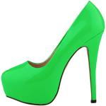 Grüne Lack-Optik Elegante High Heels & Stiletto-Pumps aus Lackleder für Damen Größe 38 
