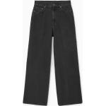 Schwarze COS Bio High Waist Jeans aus Denim für Damen 