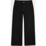 Schwarze Loose Fit Monki Bio Hüftjeans & Low Waist Jeans aus Denim für Damen Größe XS 