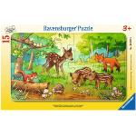 15 Teile Ravensburger Kinderpuzzles mit Tiermotiv für 5 - 7 Jahre 