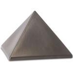 Tierurne Pyramide | einfarbig und schlicht | Urne mit perlmuttschillernder Ob...