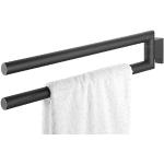 Reduzierte Schwarze Moderne TIGER BATHROOMDESIGN Bold Handtuchhalter ohne Bohren aus Edelstahl 