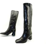 Schwarze Tiger of Sweden High Heel Stiefeletten & High Heel Boots aus Leder für Damen Größe 40 für den für den Winter 