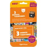 Tigermedia Tigertones tigerticket neu - 3 Monate Flatrate für die Tigerbox Touch