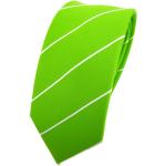 Neongrüne Gestreifte Business TigerTie Krawatten-Sets für Herren 