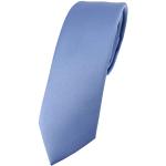 Pastellblaue Unifarbene TigerTie Krawatten-Sets für Herren 