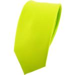 Reduzierte Neongrüne Unifarbene Business TigerTie Krawatten-Sets aus Satin für Herren 