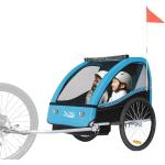 Tiggo VS Kinderanhänger Fahrradanhänger Anhänger Kinderfahrradanhänger 50201-03 T Blau