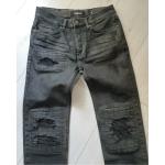Schwarze Vintage Tigha Clyde Slim Fit Jeans aus Baumwollmischung für Herren 