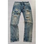 Sandfarbene Vintage Tigha Ripped Jeans & Zerrissene Jeans aus Baumwollmischung für Herren Größe XXL 