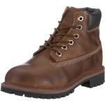 Timberland Authentics Boots 80714, Unisex - Kinder Stiefel, braun, (Burnished Brown Nubuck, BRN), EU 31 US13