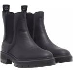 Reduzierte Schwarze Timberland CORTINA VALLEY Chelsea-Boots aus Leder für Damen Größe 38 
