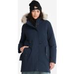 Reduzierte Marineblaue Timberland Bio Winterjacken aus Fleece für Damen Größe XL 