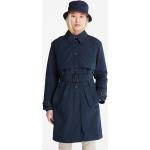 Marineblaue Wasserdichte Timberland Trenchcoats für Damen Größe XL 