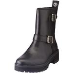 Reduzierte Schwarze Timberland Carnaby Cool Ankle Boots & Klassische Stiefeletten aus Leder für Damen Größe 39,5 