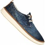 Blaue Timberland Earthkeepers Hookset Low Sneaker mit Schnürsenkel aus Textil leicht für Damen Größe 38,5 
