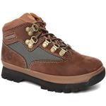 Braune Timberland Euro Hiker Outdoor Schuhe mit Schnürsenkel für Kinder Größe 32 für den für den Winter 
