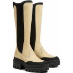 Reduzierte Gelbe Timberland Everleigh Stiefel aus Leder atmungsaktiv Größe 39,5 für den für den Winter 