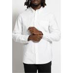 Reduzierte Weiße Unifarbene Timberland Button Down Kragen Regular Fit Hemden aus Baumwolle für Herren Größe S 