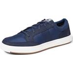 Reduzierte Marineblaue Timberland Davis Square Low Sneaker aus Leder für Herren Größe 46 