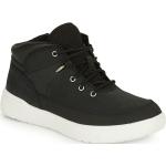 Reduzierte Schwarze Timberland Seneca Bay High Top Sneaker & Sneaker Boots mit Reißverschluss aus Leder für Kinder Größe 37 