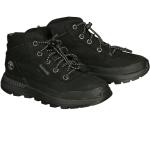 Schwarze Timberland Field Trekker High Top Sneaker & Sneaker Boots mit Schnürsenkel aus Nubukleder für Kinder Größe 31 