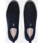 Marineblaue Timberland Maple Grove Low Sneaker aus Leder für Herren Größe 46 