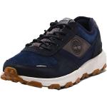 Marineblaue Timberland Winsor Park Nachhaltige Low Sneaker mit Schnürsenkel aus Nubukleder für Herren 