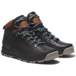 Schwarze Timberland World Hiker Outdoor Schuhe aus Leder Atmungsaktiv für Herren 