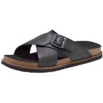 Outdoorsandale TIMBERLAND "Amalfi Vibes Cross Slide" schwarz (black, leather) Schuhe Pantolette Herren