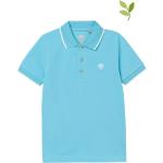 Reduzierte Cyanblaue Unifarbene Timberland Bio Kinderpoloshirts & Kinderpolohemden aus Baumwolle für Jungen Größe 140 