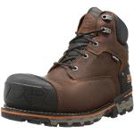 Timberland PRO Men's 6 Inch Boondock Comp Toe WP Insulated Industrial Work Boot,Brown Tumbled Leather,10 M US