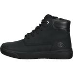 Schwarze Timberland High Top Sneaker & Sneaker Boots mit Reißverschluss aus Leder Leicht für Kinder Größe 39 