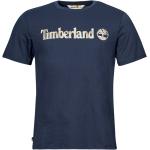 Marineblaue Kurzärmelige Timberland T-Shirts für Herren Größe L 