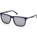 Blaue Timberland Quadratische Sonnenbrillen polarisiert aus Kunststoff für Herren 
