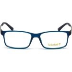 Blaue Timberland Rechteckige Kunststoffbrillen für Herren 